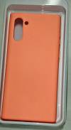 Θήκη Silicone Cover για Samsung Galaxy Note 10 Ανοικτόχρωμη Ροζ